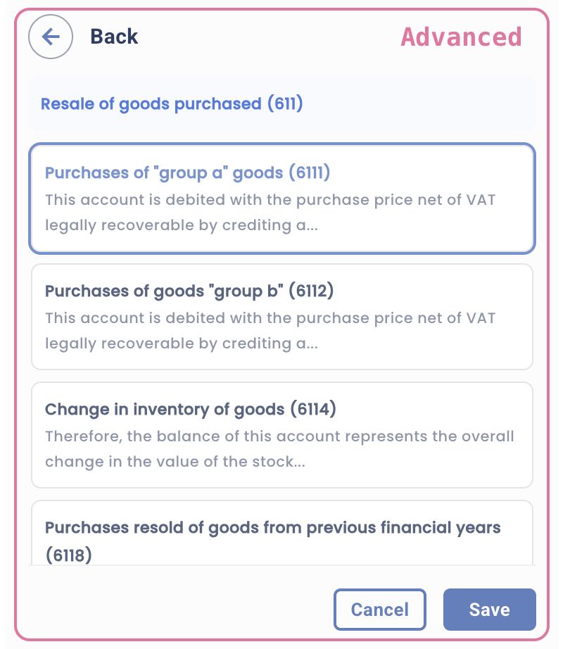 Advanced financial analysis