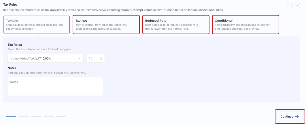 Financial Settings Overview